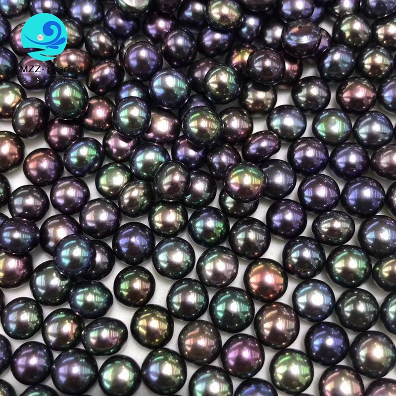 colorful button pearls