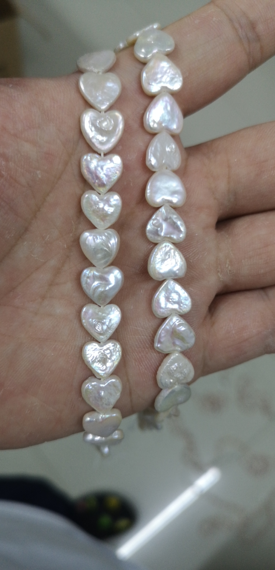 freshwater heart shape pearls