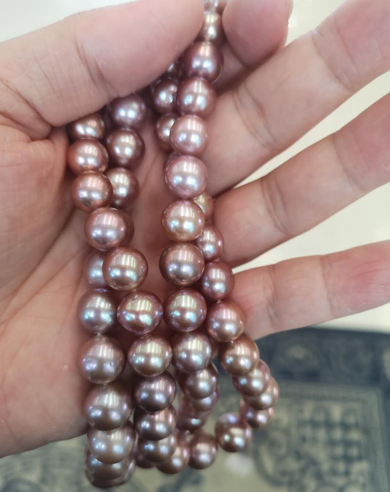  purple pearl strands real