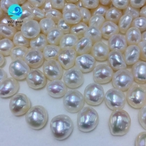 loose white flat pearls
