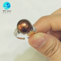 cultured freshwater pearl ring