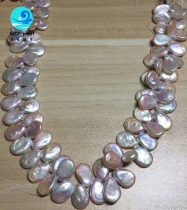 coin pearl strands double layer