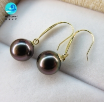pearl earring with 18k gold