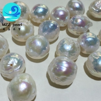 Nucleated Freshwater edison Pearl with wrinkles on surface 