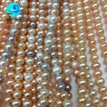 Freshwater Cultured MultiColor Near Round Pearl 