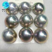blue mabe pearl beads 