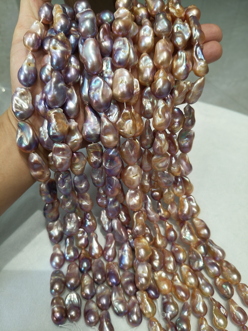 Premium Lavender Baroque Pearls for Bespoke Jewelry Design - MZZ Pearl