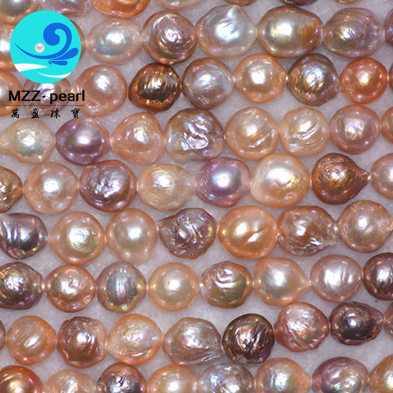 Multi-color Chinese edison pearl Real Cultured Freshwater pearl ...