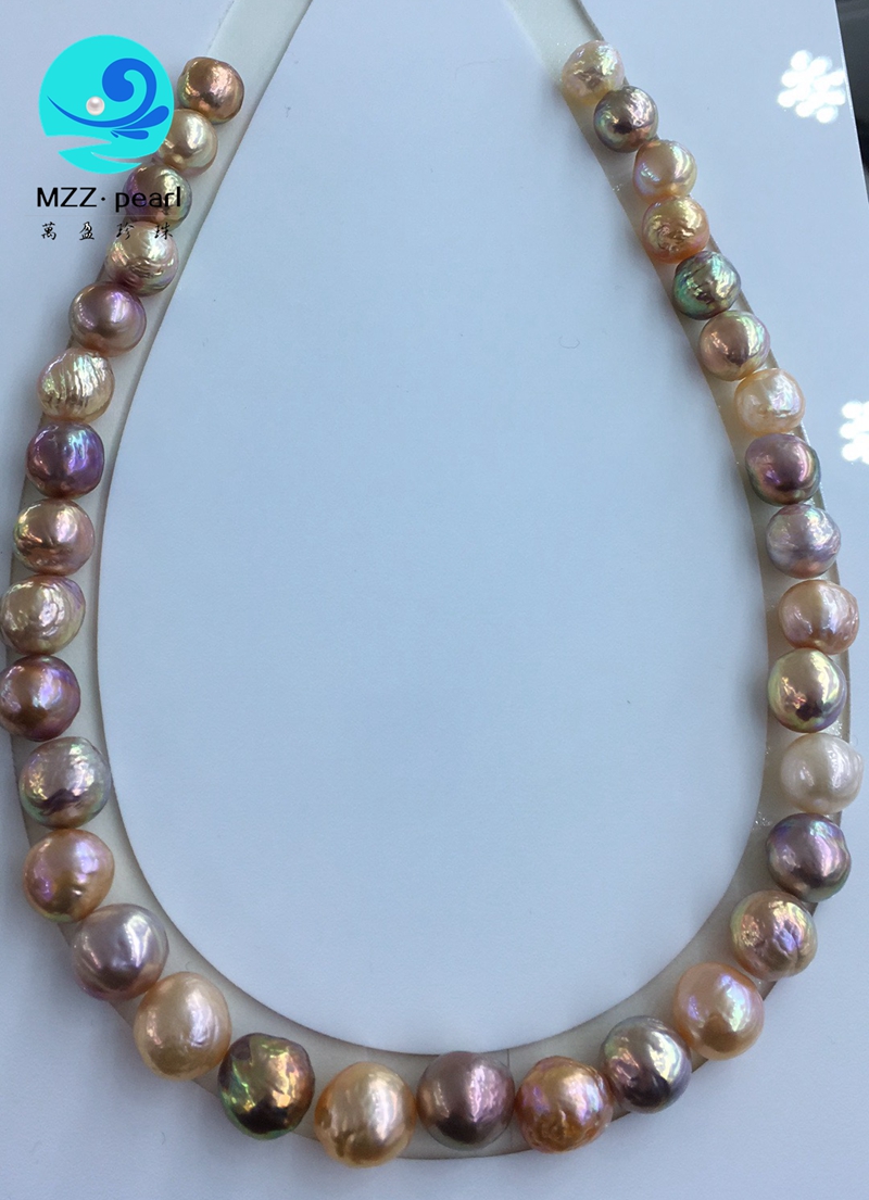 colorful edison pearl necklace