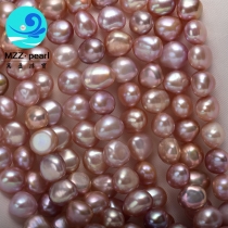 purple loose nugget pearl