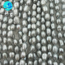 grey nugget pearl strands