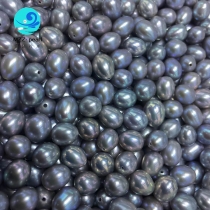grey rice pearl beads 