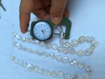 13-15mm white keshi pearl strands luxury necklace design