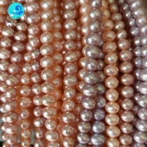 white freshwater pearl strands